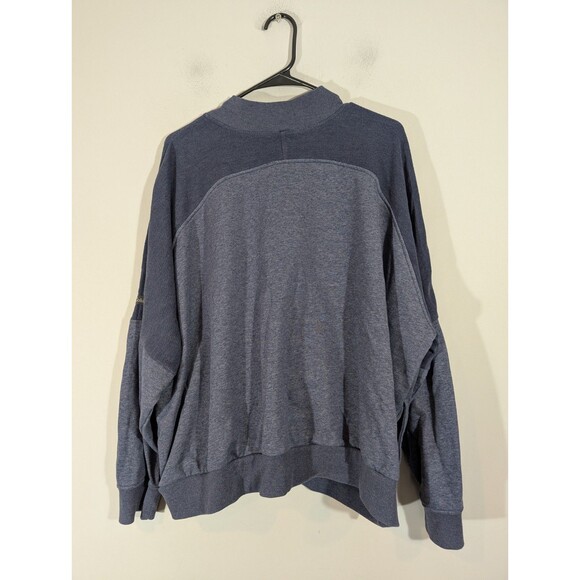 Columbia Womens Navy Full Zip Cropped Sweatshirt Sz 3X Outdoor Hiking Training - Picture 2 of 8
